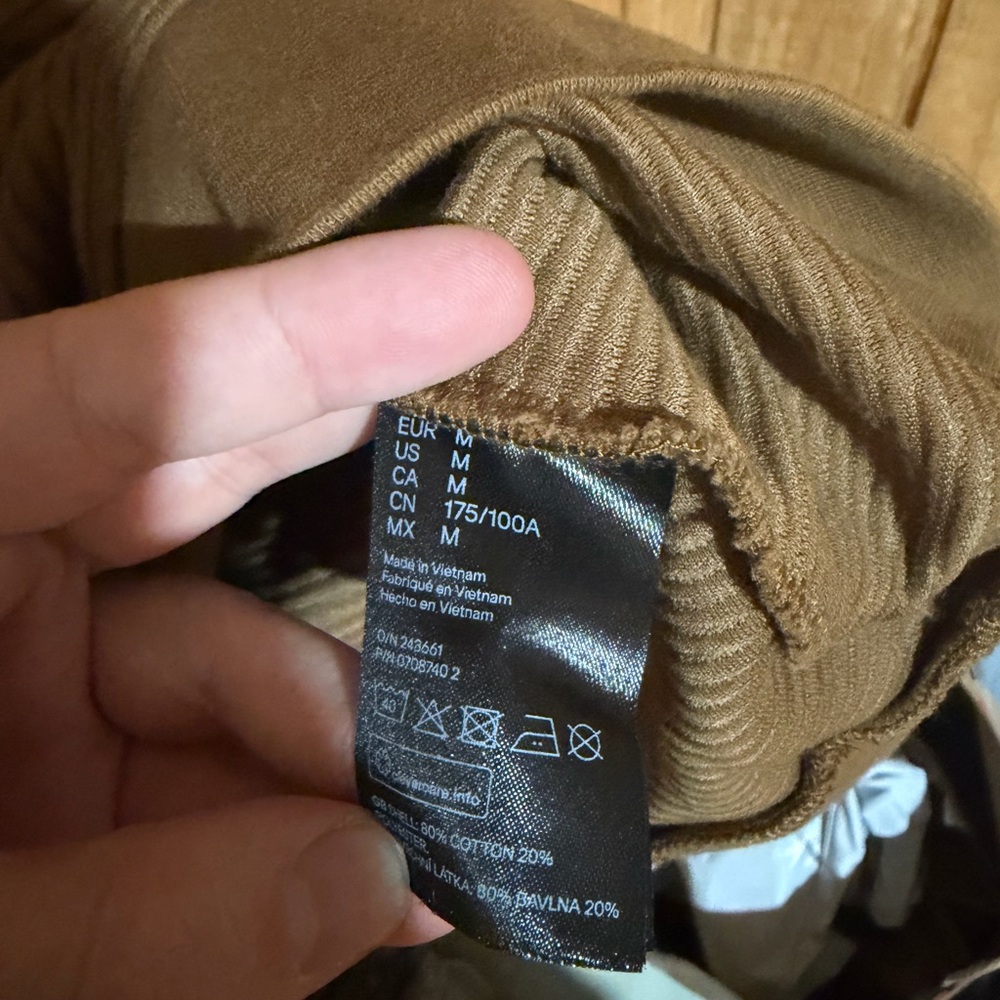 H&M Tan Ribbed Knit Top - Picture 3 of 4